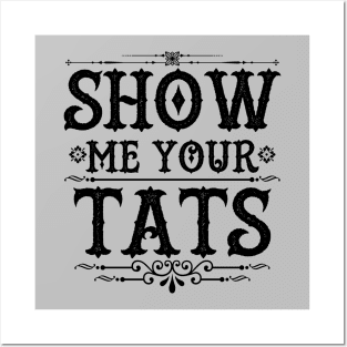 Funny Clever Tats Tattoo Art Slogan Meme For Inked Tattooed People Posters and Art